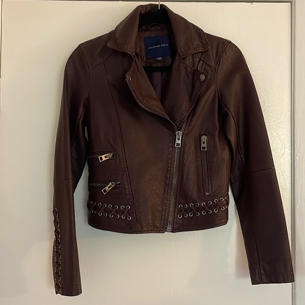 American Eagle Leather Jacket